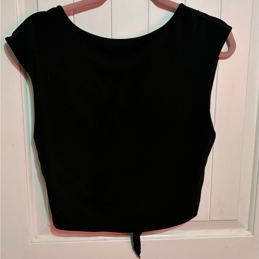 Wild Fable Black Crop Top